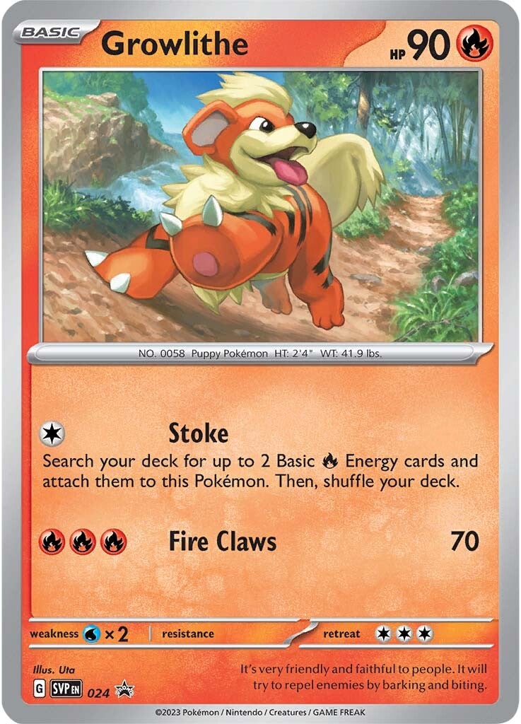 Growlithe (024) [Scarlet & Violet: Black Star Promos] | Total Play