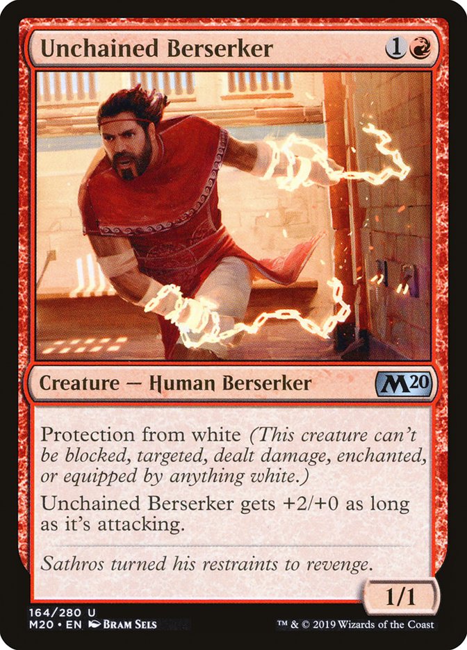 Unchained Berserker [Core Set 2020] | Total Play