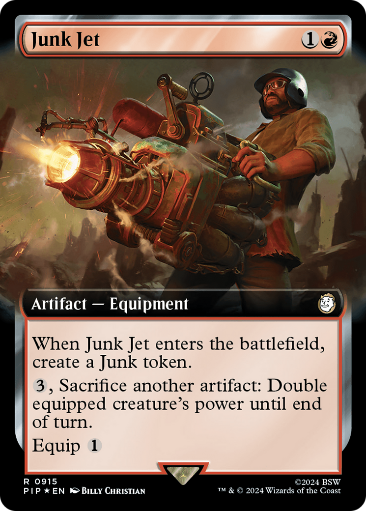 Junk Jet (Extended Art) (Surge Foil) [Fallout] | Total Play