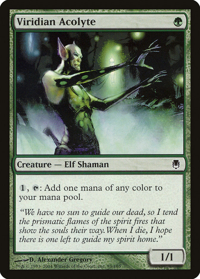Viridian Acolyte [Darksteel] | Total Play