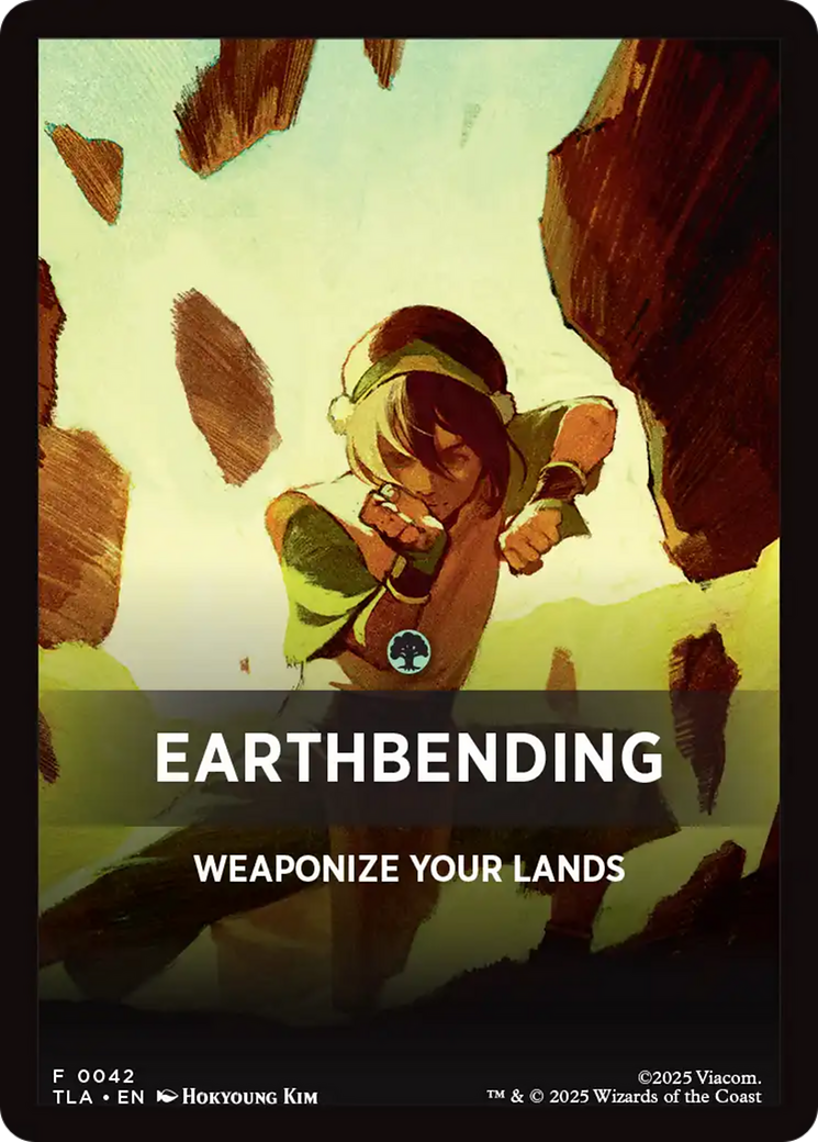 Earthbending Theme Card (0042) [Avatar: The Last Airbender Tokens] | Total Play