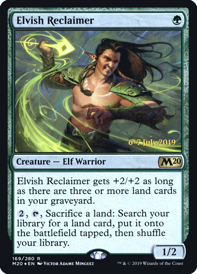 Elvish Reclaimer [Core Set 2020 Prerelease Promos] | Total Play