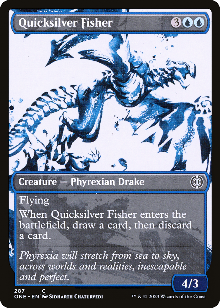 Quicksilver Fisher (Showcase Ichor) [Phyrexia: All Will Be One] | Total Play
