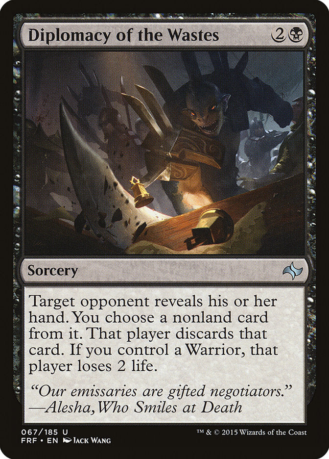 Diplomacy of the Wastes [Fate Reforged] | Total Play