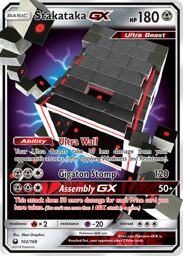 Stakataka GX (102/168) [Sun & Moon: Celestial Storm] | Total Play