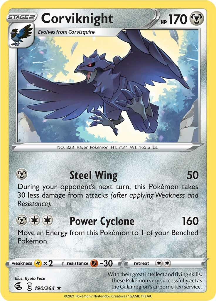 Corviknight (190/264) [Sword & Shield: Fusion Strike] | Total Play