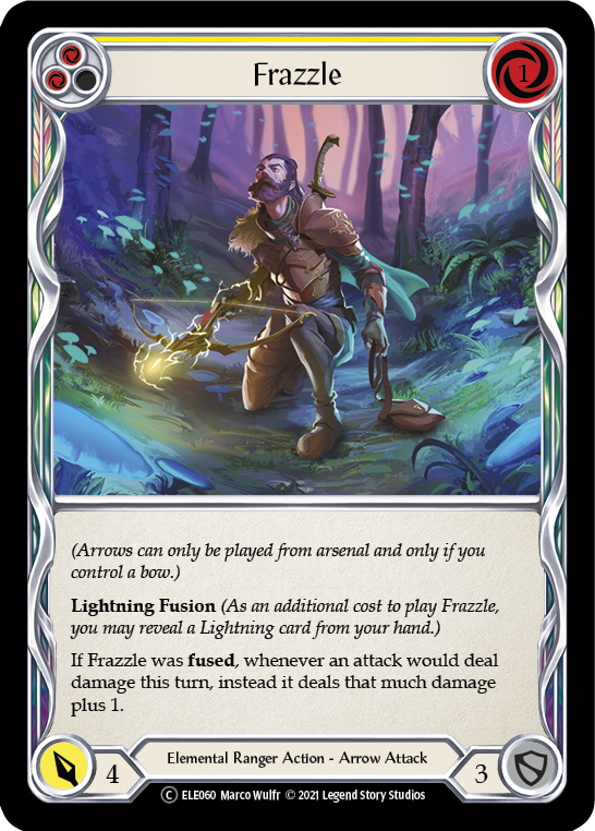 Frazzle (Yellow) [U-ELE060] (Tales of Aria Unlimited)  Unlimited Normal | Total Play