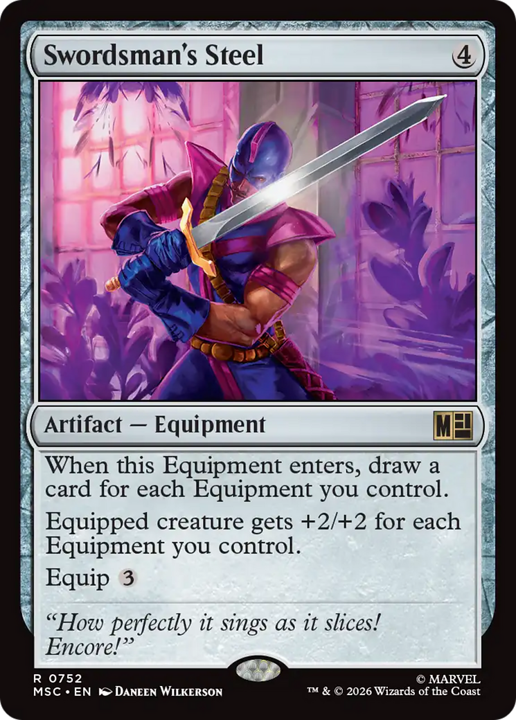 Swordsman's Steel [Marvel Super Heroes Commander] | Total Play