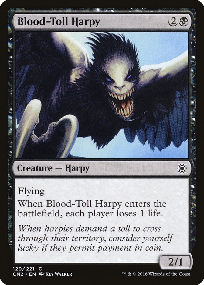 Blood-Toll Harpy [Conspiracy: Take the Crown] | Total Play