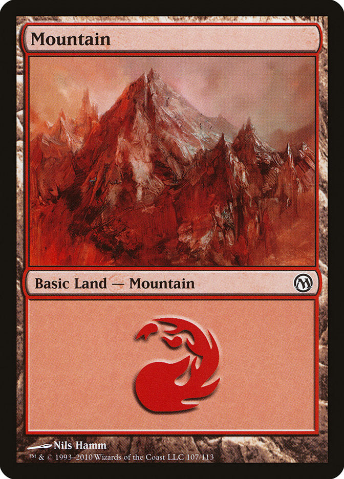 Mountain (107) [Duels of the Planeswalkers] | Total Play