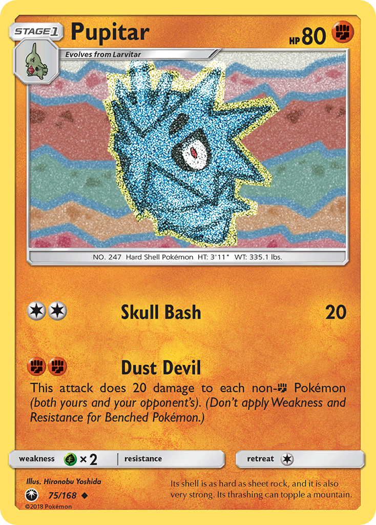 Pupitar (75/168) [Sun & Moon: Celestial Storm] | Total Play