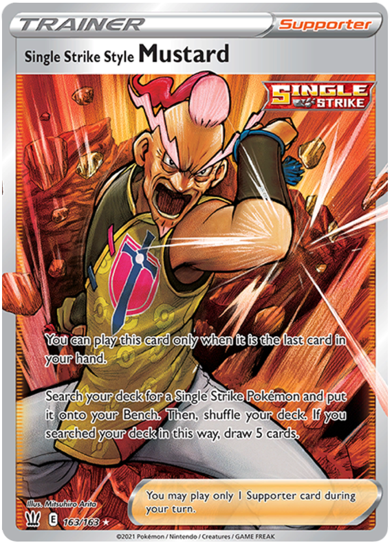 Single Strike Style Mustard (163/163) [Sword & Shield: Battle Styles] | Total Play