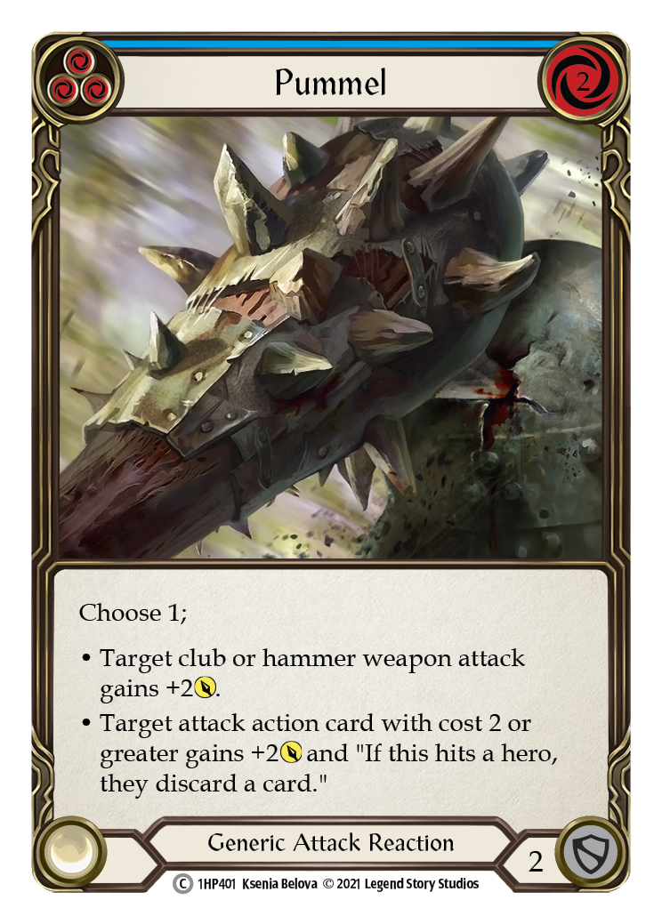 Pummel (Blue) [1HP401] (History Pack 1) | Total Play