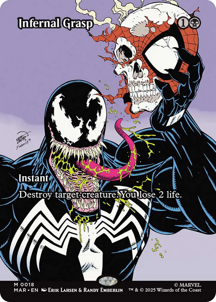 Infernal Grasp (Borderless) [Marvel's Spider-Man: Eternal-Legal] | Total Play