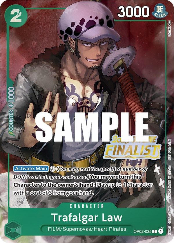 Trafalgar Law (Offline Regional 2023) [Finalist] [One Piece Promotion Cards] | Total Play