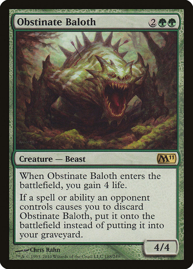 Obstinate Baloth [Magic 2011] | Total Play
