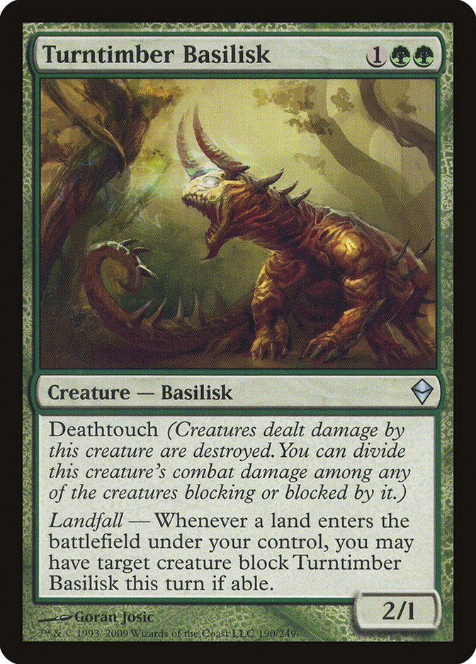 Turntimber Basilisk [Zendikar] | Total Play