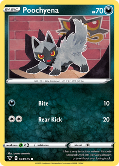 Poochyena (103/185) [Sword & Shield: Vivid Voltage] | Total Play