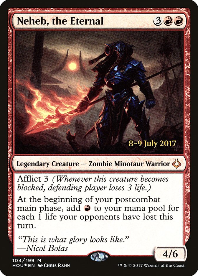 Neheb, the Eternal [Hour of Devastation Prerelease Promos] | Total Play