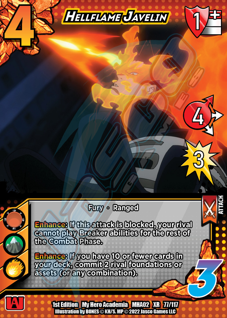 Hellflame Javelin [Crimson Rampage XR] | Total Play