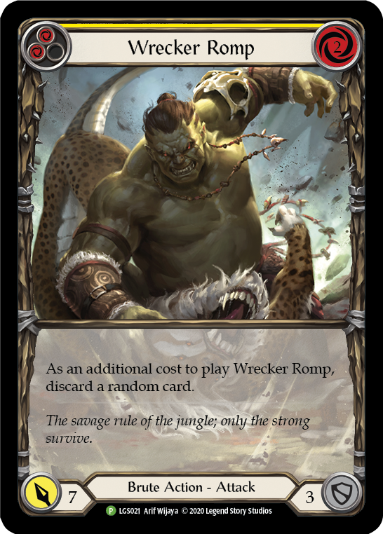 Wrecker Romp (Yellow) [LGS021] (Promo)  Rainbow Foil | Total Play