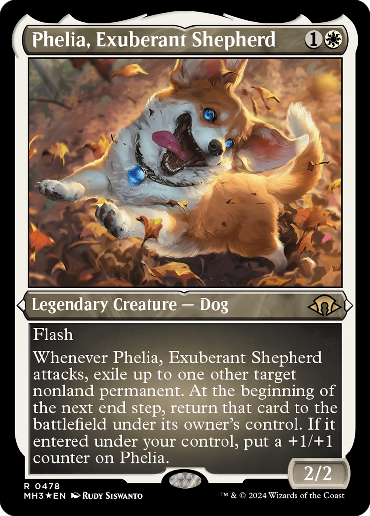 Phelia, Exuberant Shepherd (Foil Etched) [Modern Horizons 3] | Total Play