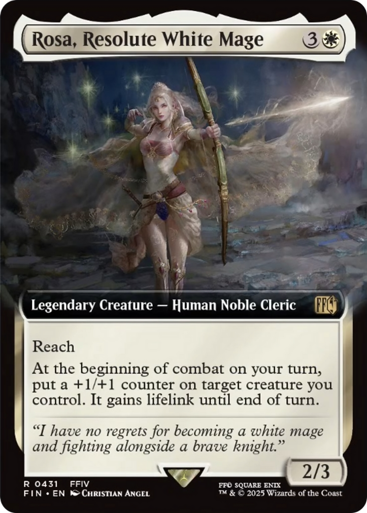 Rosa, Resolute White Mage (Extended Art) [FINAL FANTASY] | Total Play
