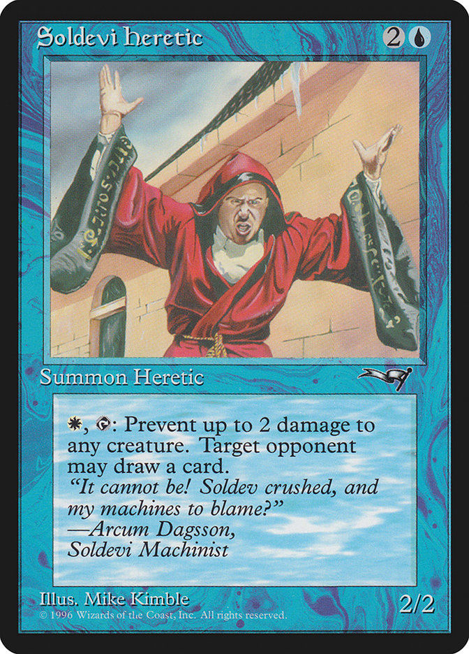 Soldevi Heretic (Hands Raised) [Alliances] | Total Play