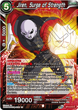 Jiren, Surge of Strength (BT14-015) [Cross Spirits] | Total Play