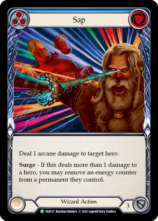 Sap (Blue) [FAB117] (Promo)  Rainbow Foil | Total Play