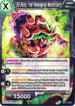 SS Broly, the Rampaging Monstrosity (BT11-125) [Vermilion Bloodline] | Total Play