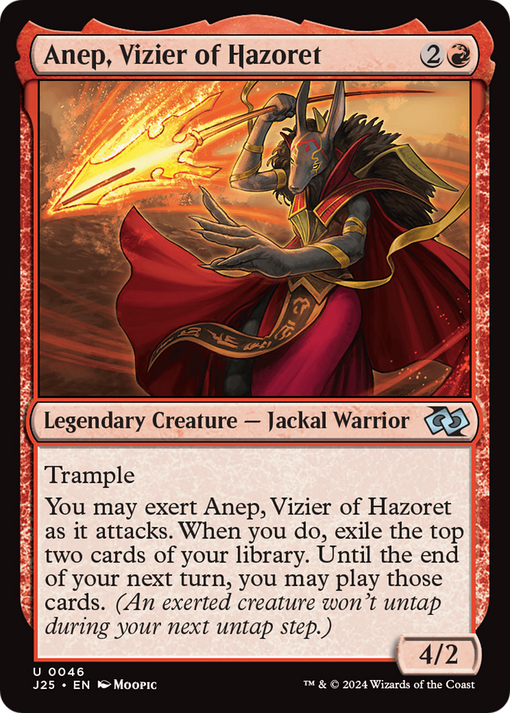 Anep, Vizier of Hazoret (Anime) [Foundations Jumpstart] | Total Play