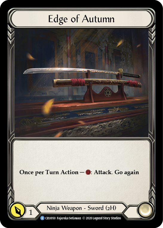 Edge of Autumn [CRU050] (Crucible of War)  1st Edition Cold Foil | Total Play