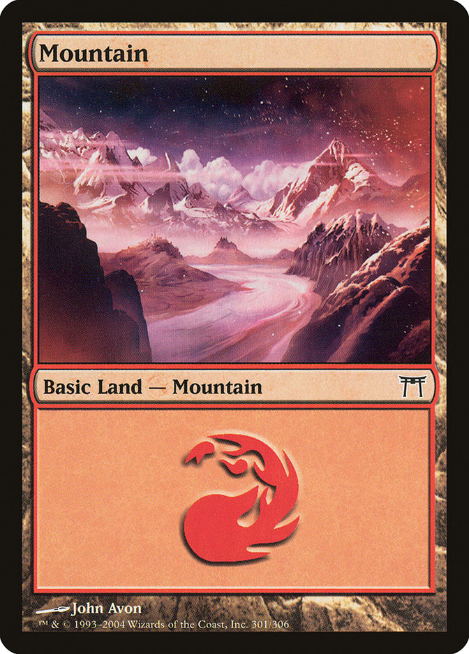Mountain (301) [Champions of Kamigawa] | Total Play