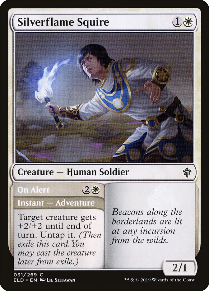 Silverflame Squire // On Alert [Throne of Eldraine] | Total Play