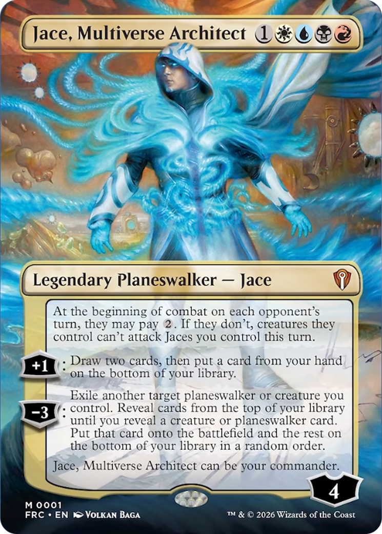 Jace, Multiverse Architect (Borderless) [Reality Fracture Commander] | Total Play