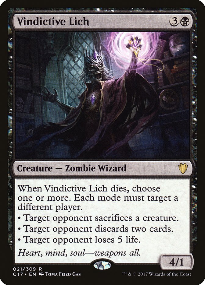 Vindictive Lich [Commander 2017] | Total Play