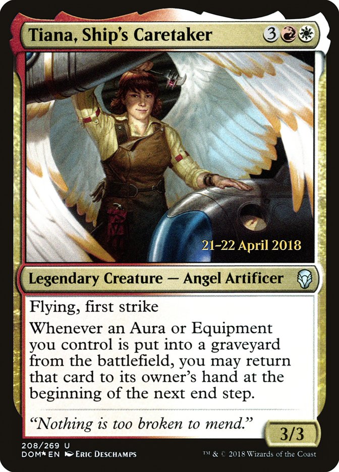 Tiana, Ship's Caretaker [Dominaria Prerelease Promos] | Total Play