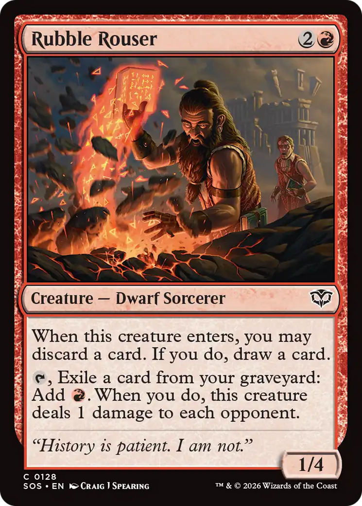 Rubble Rouser [Secrets of Strixhaven] | Total Play