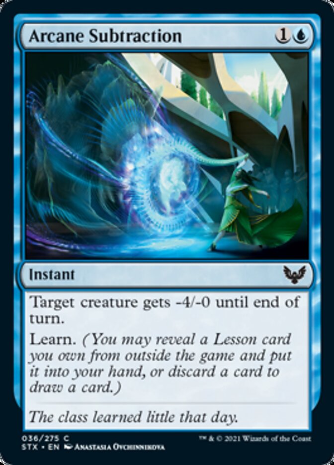 Arcane Subtraction [Strixhaven: School of Mages] | Total Play