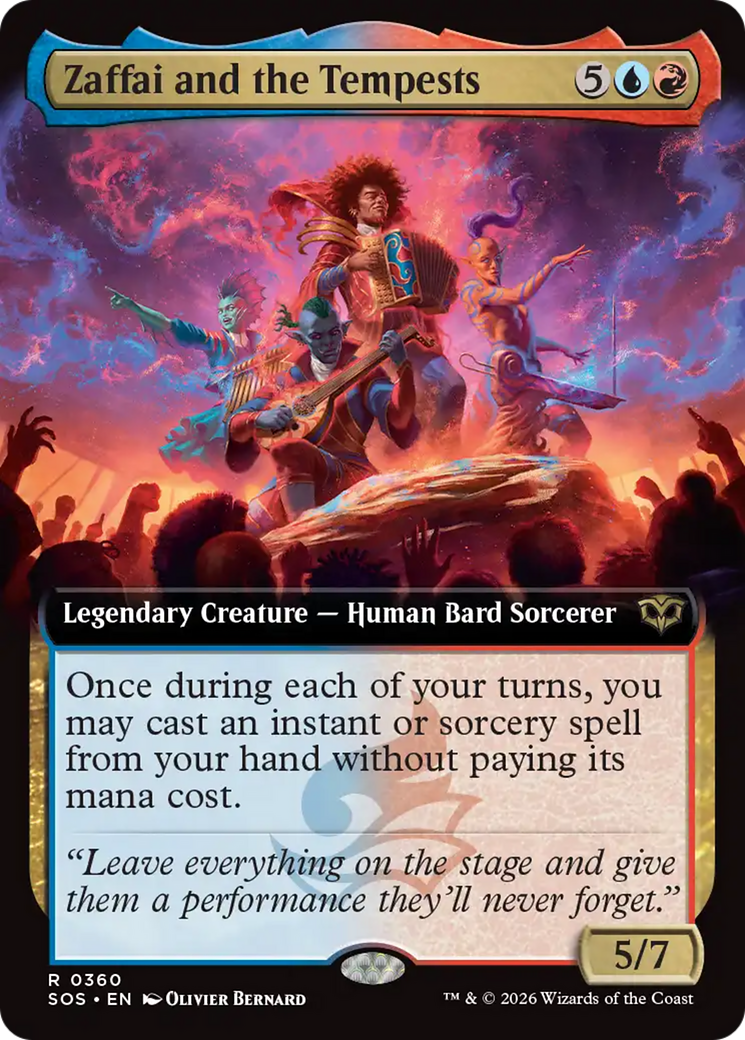 Zaffai and the Tempests (Extended Art) [Secrets of Strixhaven] | Total Play