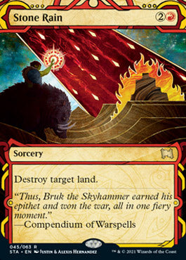 Stone Rain (Foil Etched) [Strixhaven: Mystical Archive] | Total Play