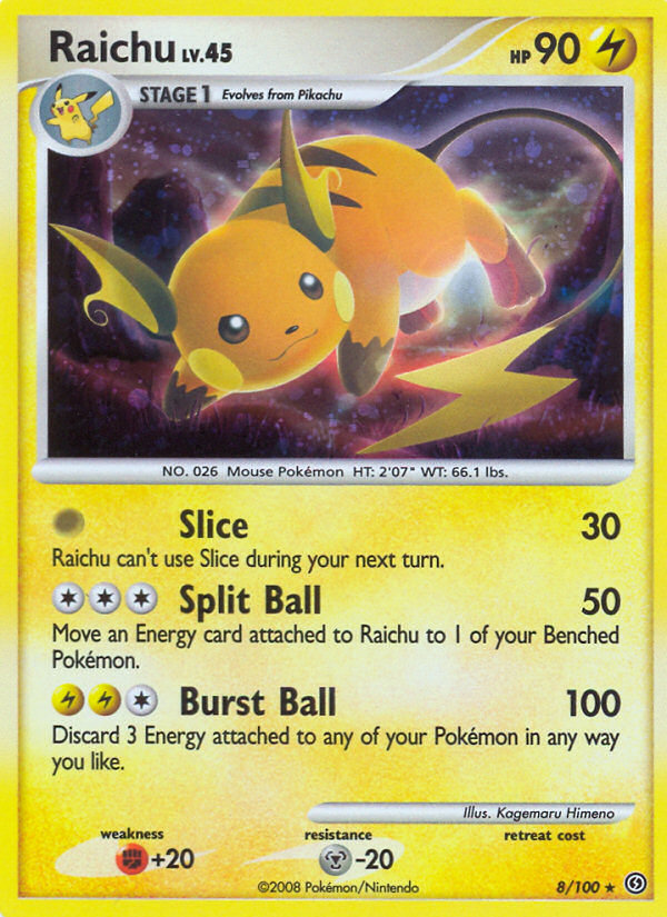 Raichu (8/100) [Diamond & Pearl: Stormfront] | Total Play