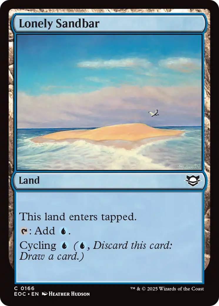Lonely Sandbar [Edge of Eternities Commander] | Total Play