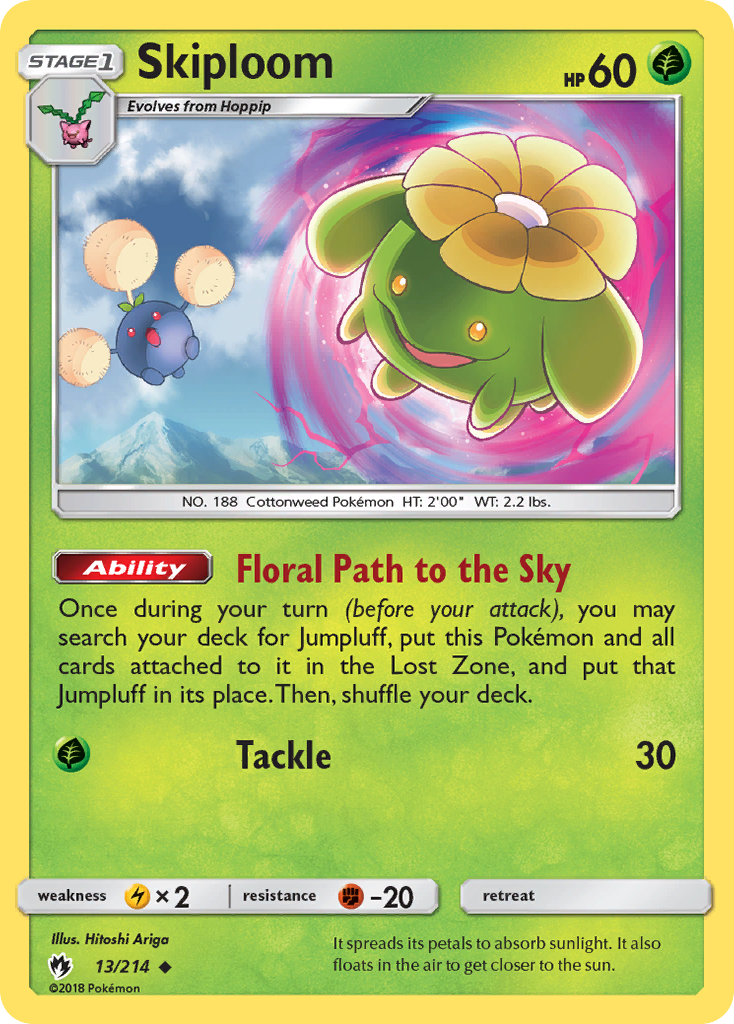 Skiploom (13/214) [Sun & Moon: Lost Thunder] | Total Play