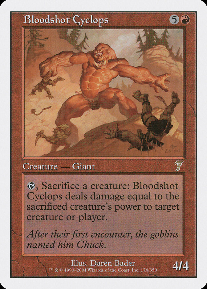 Bloodshot Cyclops [Seventh Edition] | Total Play
