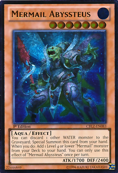 Mermail Abyssteus [CBLZ-EN083] Ultimate Rare | Total Play