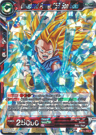 Untapped Power SS3 Son Goku (Shatterfoil) (BT4-004) [Dragon Brawl] | Total Play