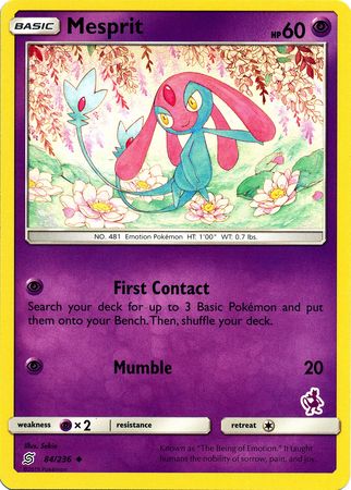 Mesprit (84/236) (Mewtwo Deck) [Battle Academy 2020] | Total Play