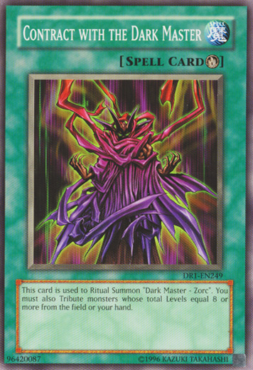 Contract with the Dark Master [DR1-EN249] Common | Total Play